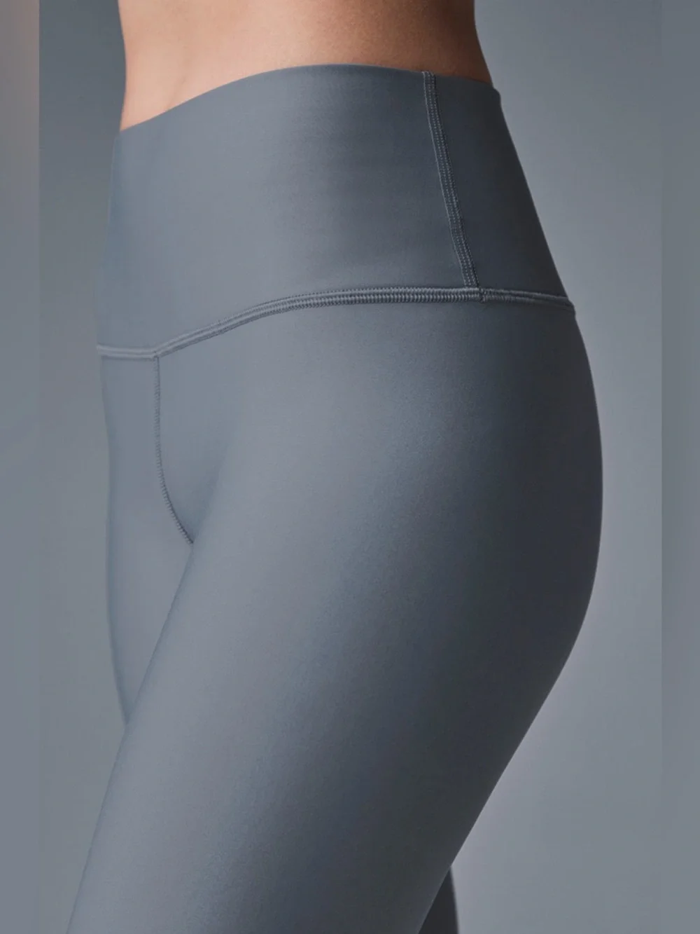 ALO Airlift Winter Warm High-Waist Legging Athletic Work-Out Grey Leggings XXS